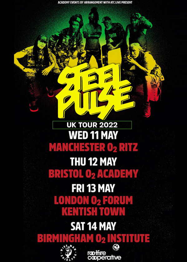 Steel Pulse - UK Tour May 2022