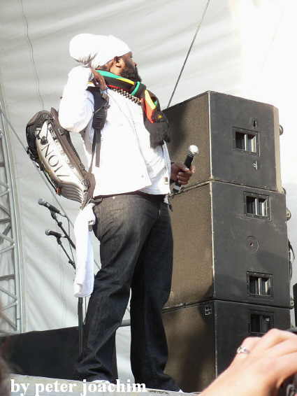 Fantan Mojah und House of Riddim Band - Green Stage
