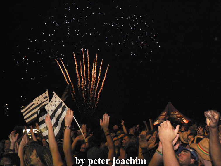 Das Feuerwerk beginnt