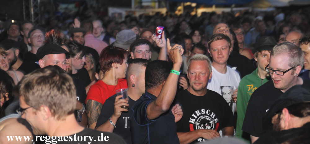 Winston Francis im Publikum