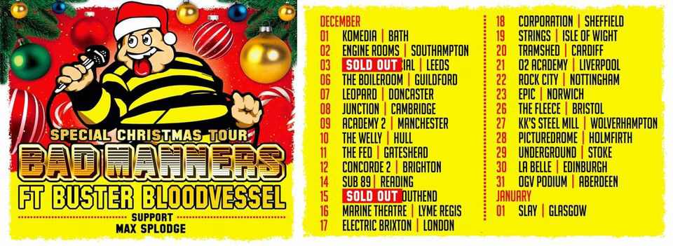 Bad Manners - Christmas Tour