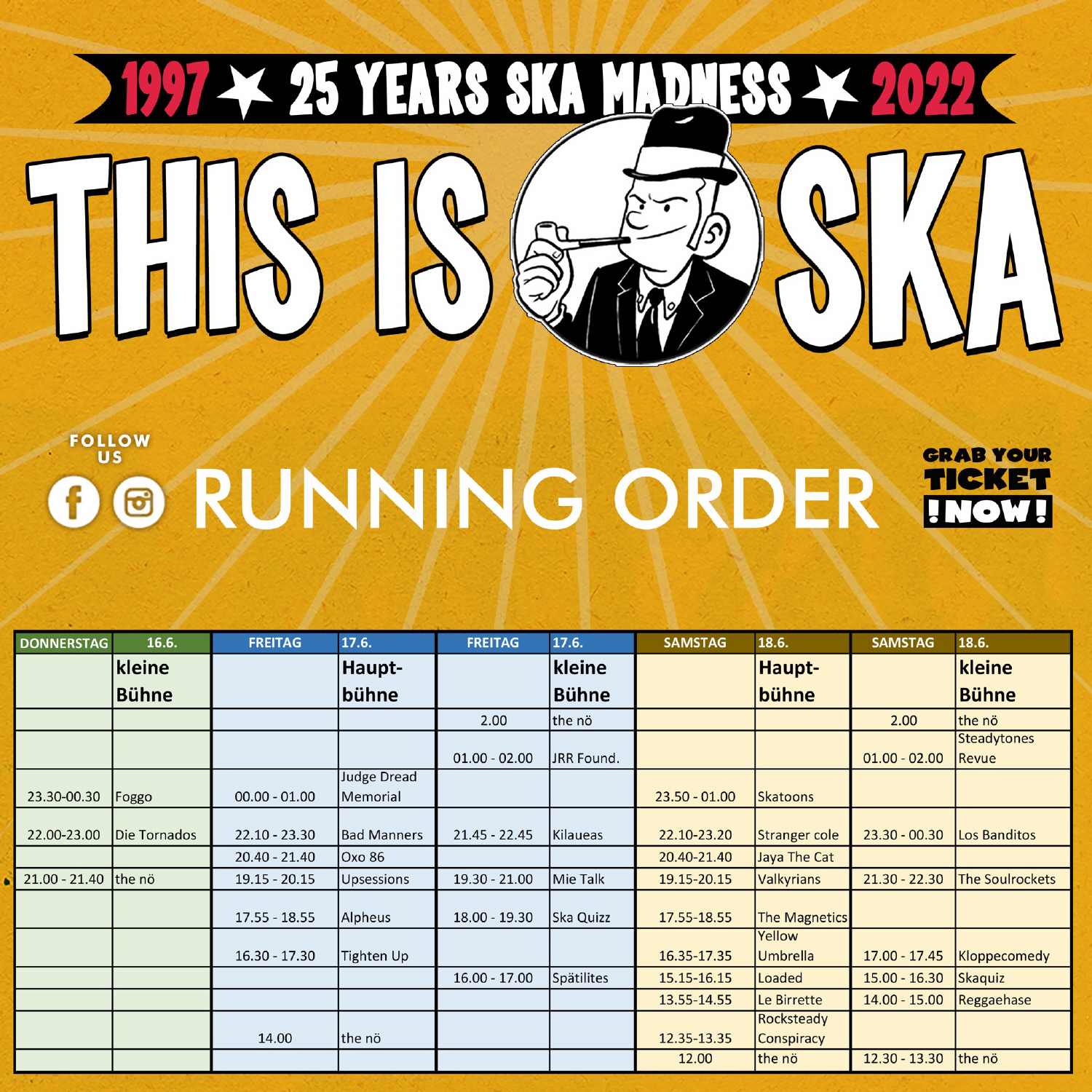 Running Order - This Is Ska 2022
