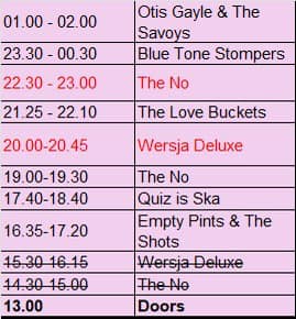 This Is Ska - Running Order Neu - 21.06.2024