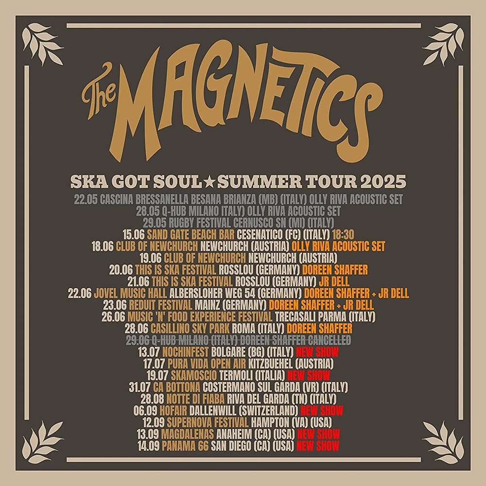 The Magnetics Tour - 2025