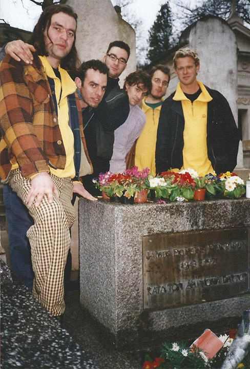 Yellow Umbrella - Grave of Jim Morrison