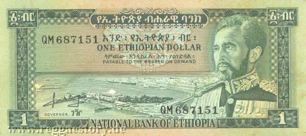 One Ethiopian Dollar - Selassie
