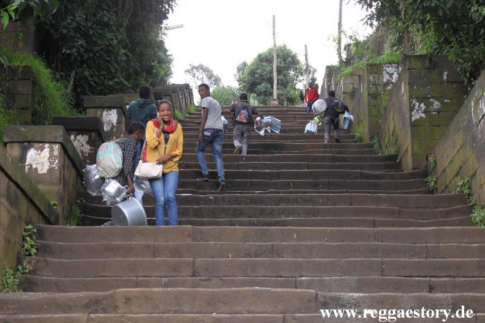 Alte kaiserliche Treppe - Addis Ababa