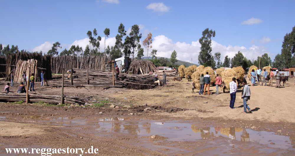 Ethiopia - Stroh- und Holzmarkt