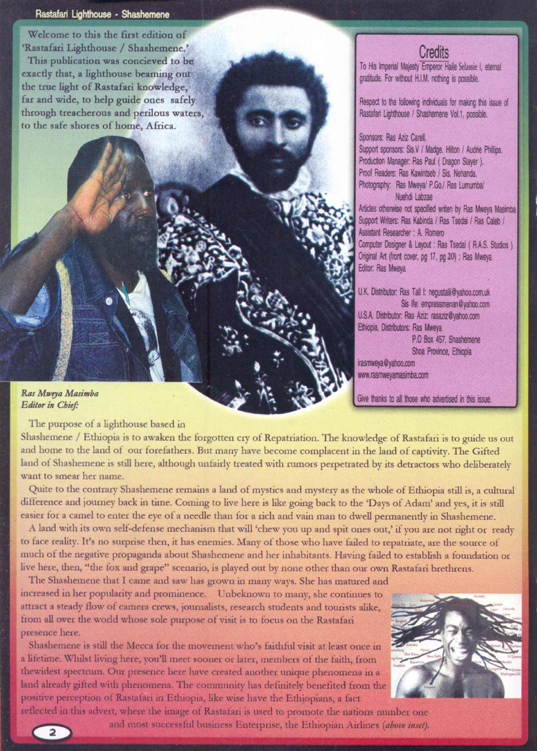 Rastafari Lighthouse - Shashemene - Vol. 1 - Page 2