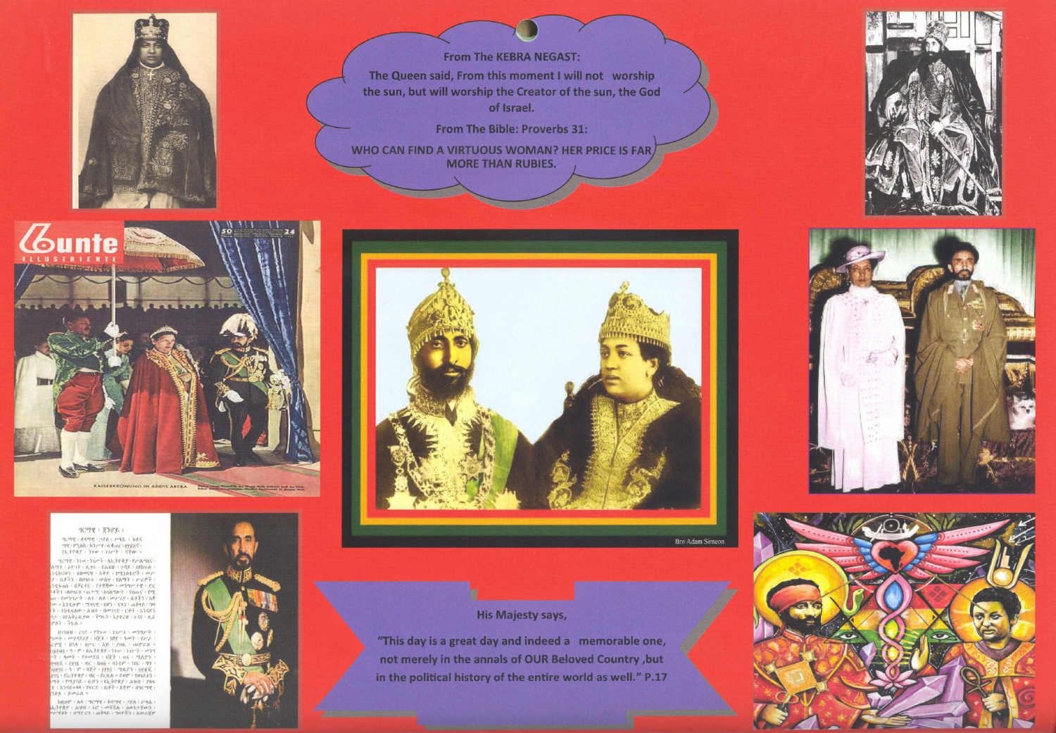 Empress Menen Foundation Calendar