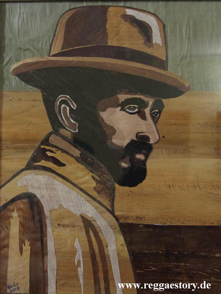 Ras Hailu - Banana Art Gallery - Haile Selassie