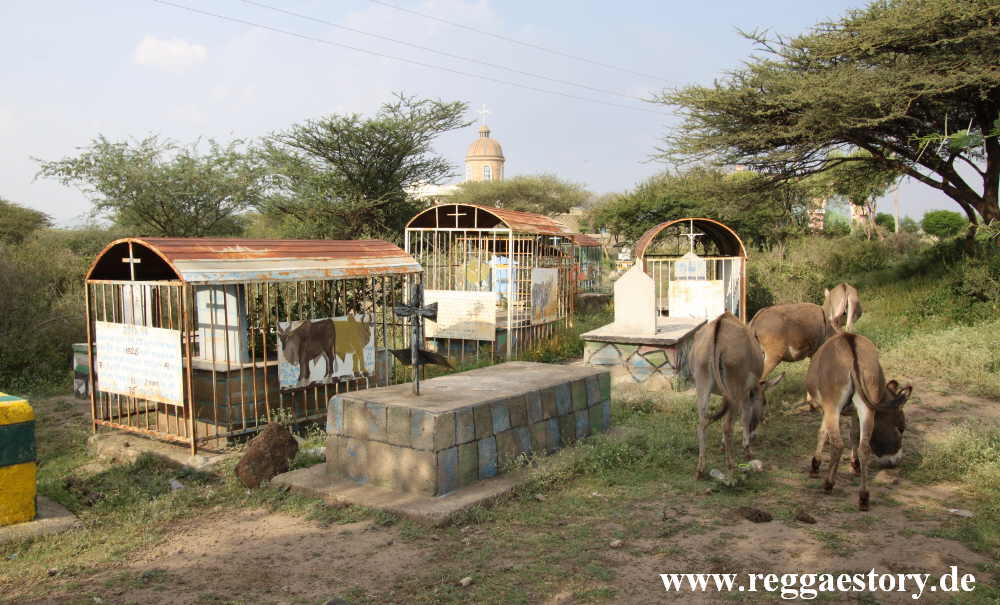 Ethiopia - Oromia - Welenchiti - Church + Cemetary