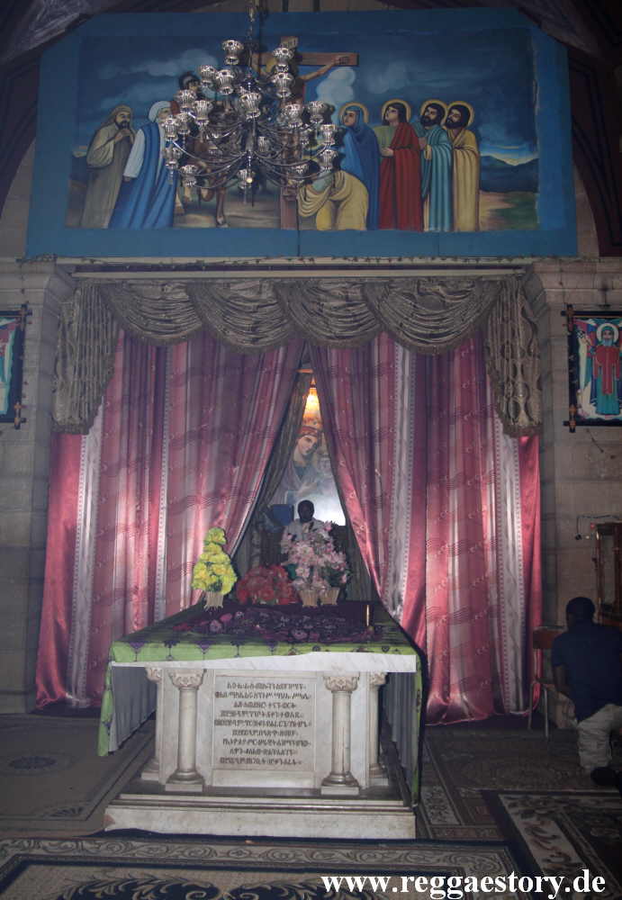 Ethiopia - Harar - Tekle Haymanot Church - Ras Makonnen Sarkophag