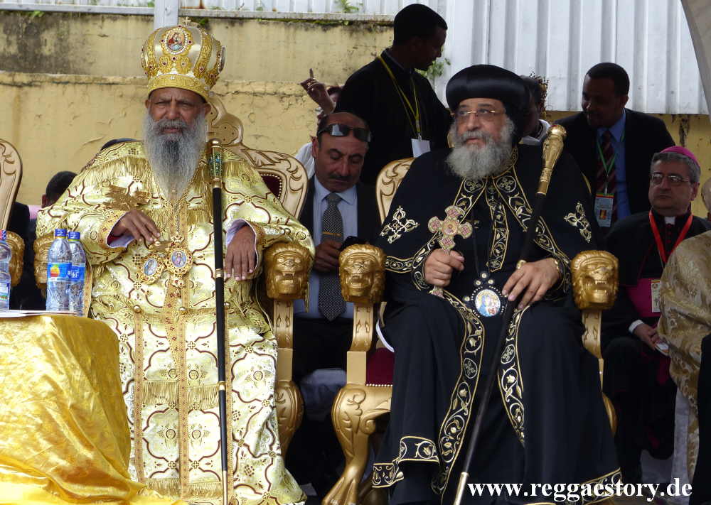 Abune Mathias & Pope Tawadros II. - Meskel Fest 2015
