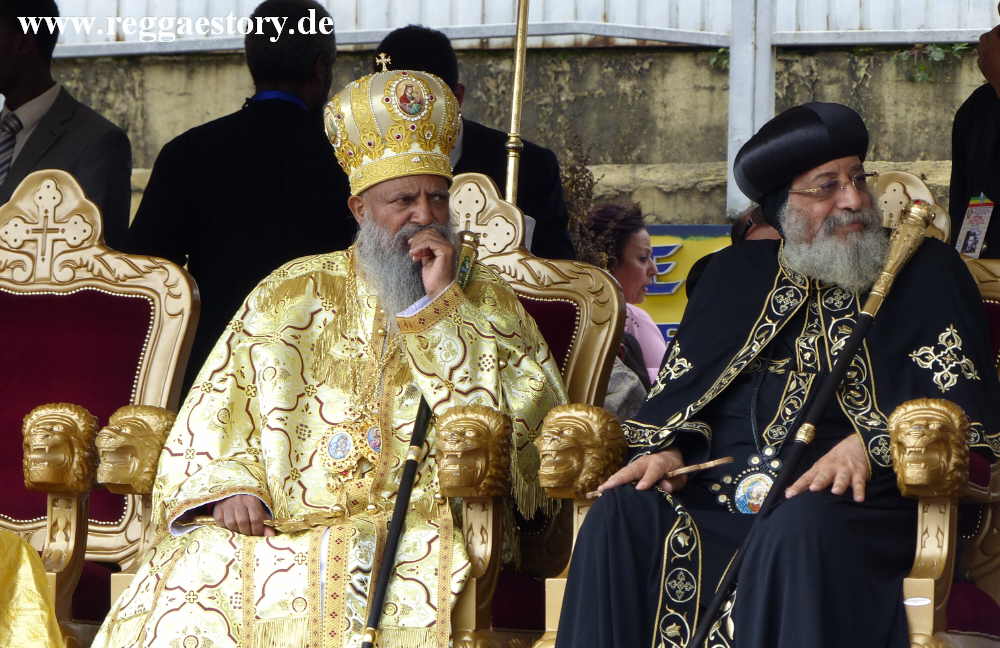 Abune Mathias & Pope Tawadros II. - Meskel Fest 2015