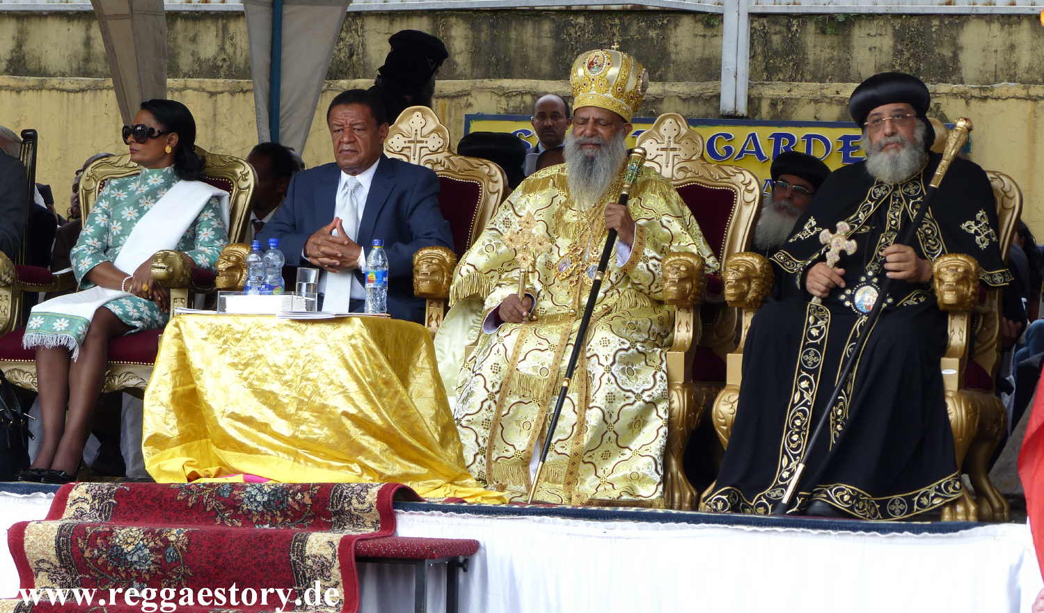 Meaza Abraham + Mulatu Teshome + Abune Mathias + Tawadros II.