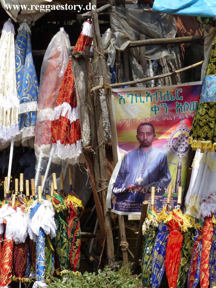 Umbrella Trader - Yeka Mikael Church - Addis Ababa