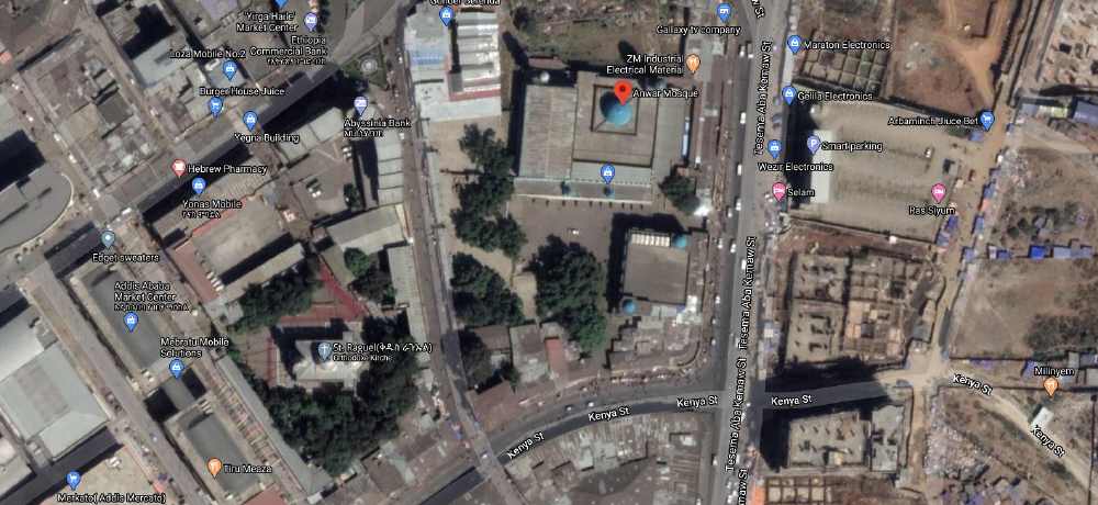 Anwar Mosque + St. Raguel Church + Mercato - Addis Ababa