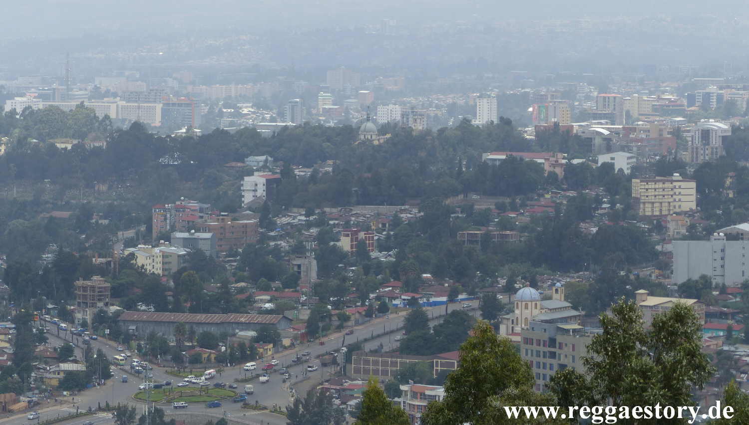 Blick vom Little Entoto - Addis Ababa