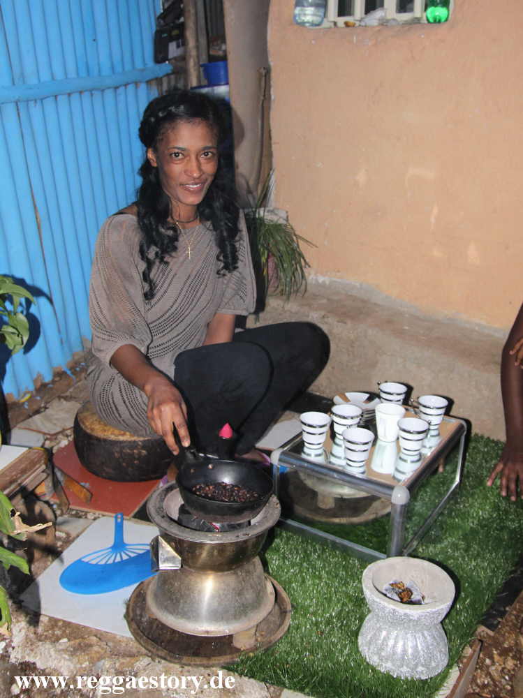 Kaffeezeremonie - Addis Ababa