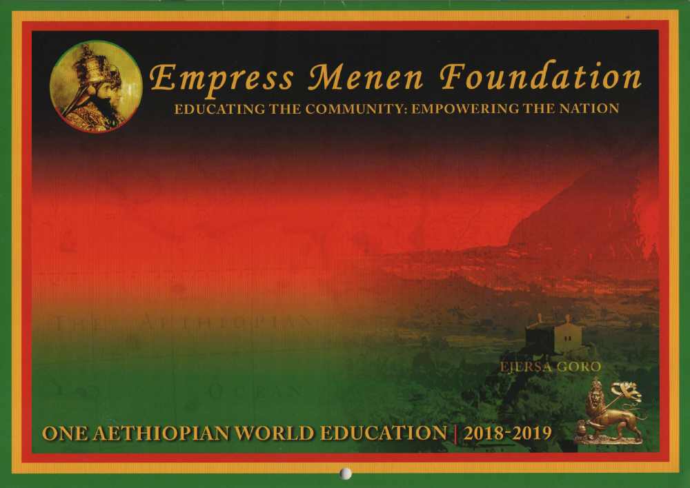 Empress Menen Foundation Kalender 2018-2019