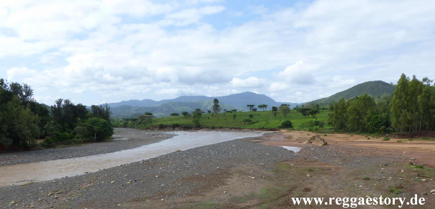 River in the west of Konso