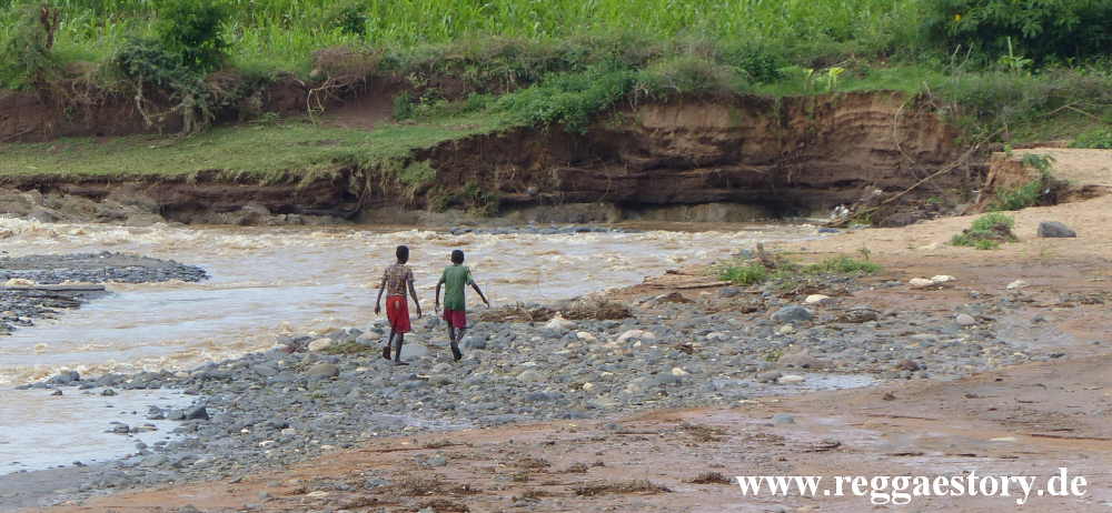 River in the west of Konso - Ethiopia