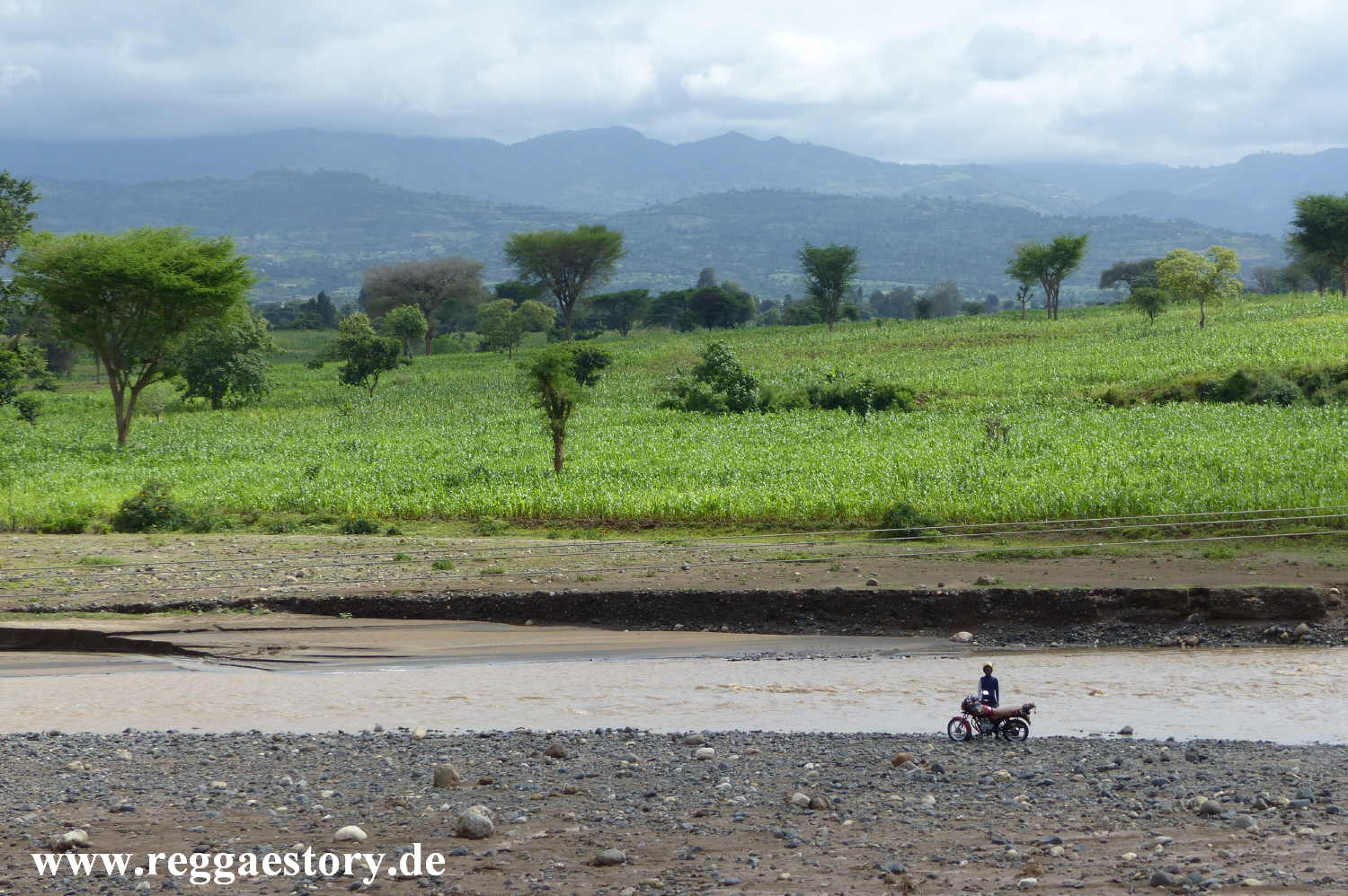 River in the west of Konso - Ethiopia