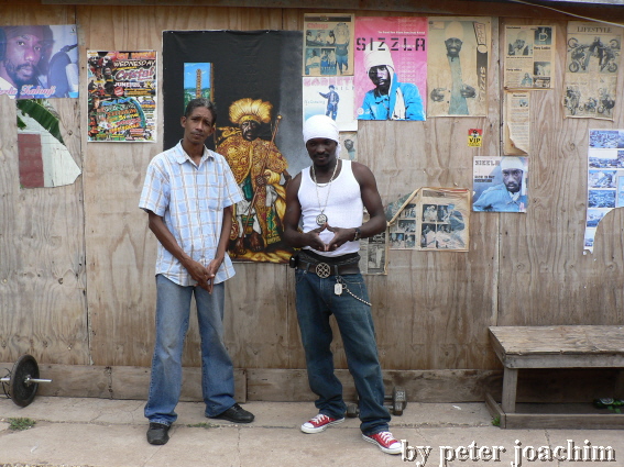 Patrick Chin + Rock in Sizzlas Yard