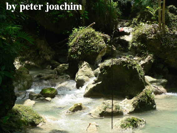 Flu&szlig;lauf vor den Somerset Falls