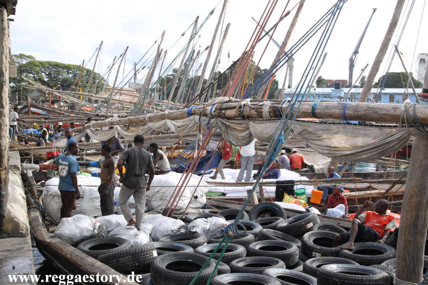 Zanzibar - Stone Town - Dhau Hafen