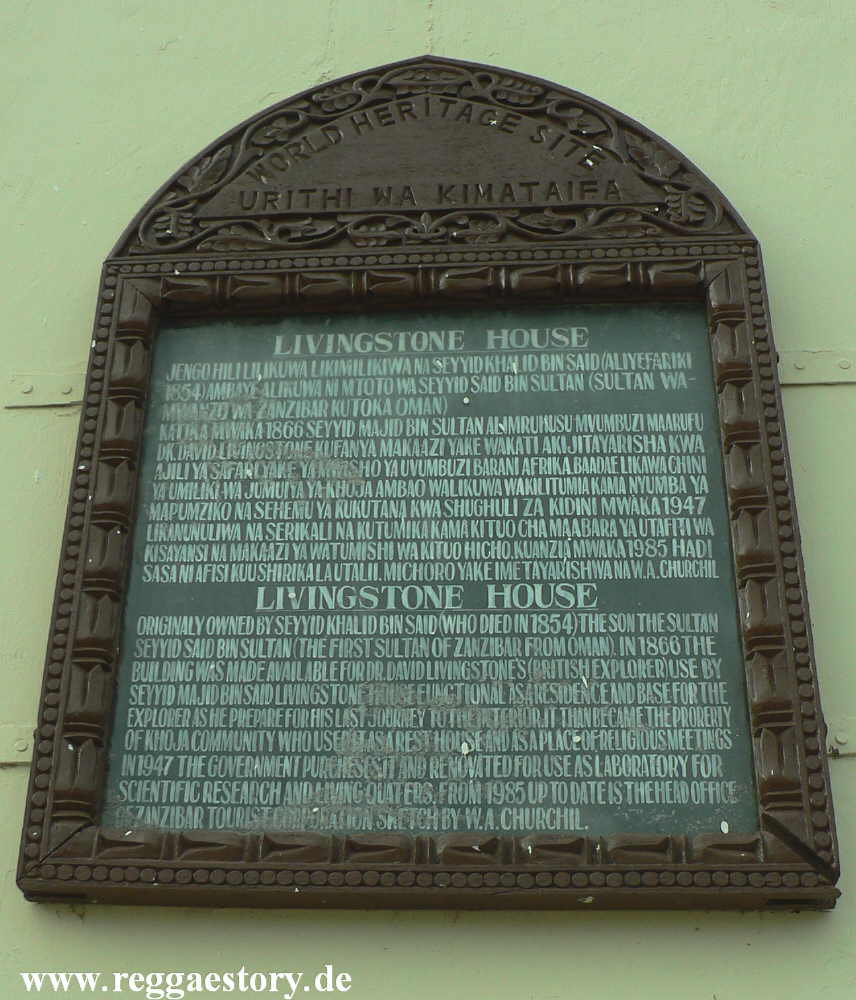 Zanzibar - Livingstone House