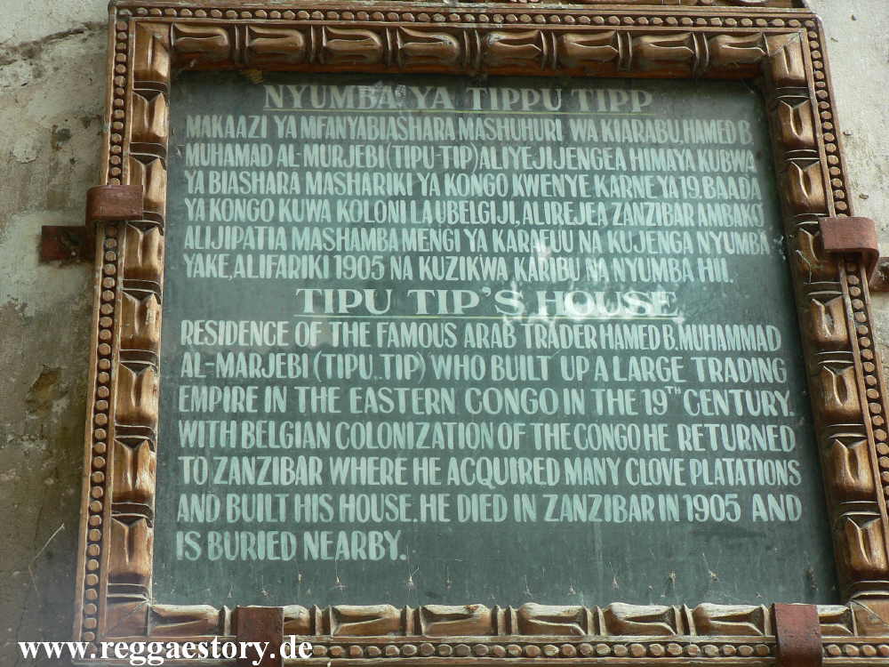 Zanzibar - Stone Town - Tipu Tip