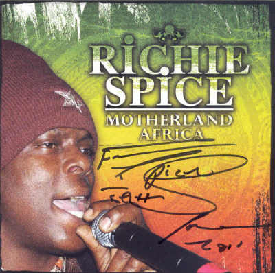 Richie Spice - Motherland Africa - Album 2007